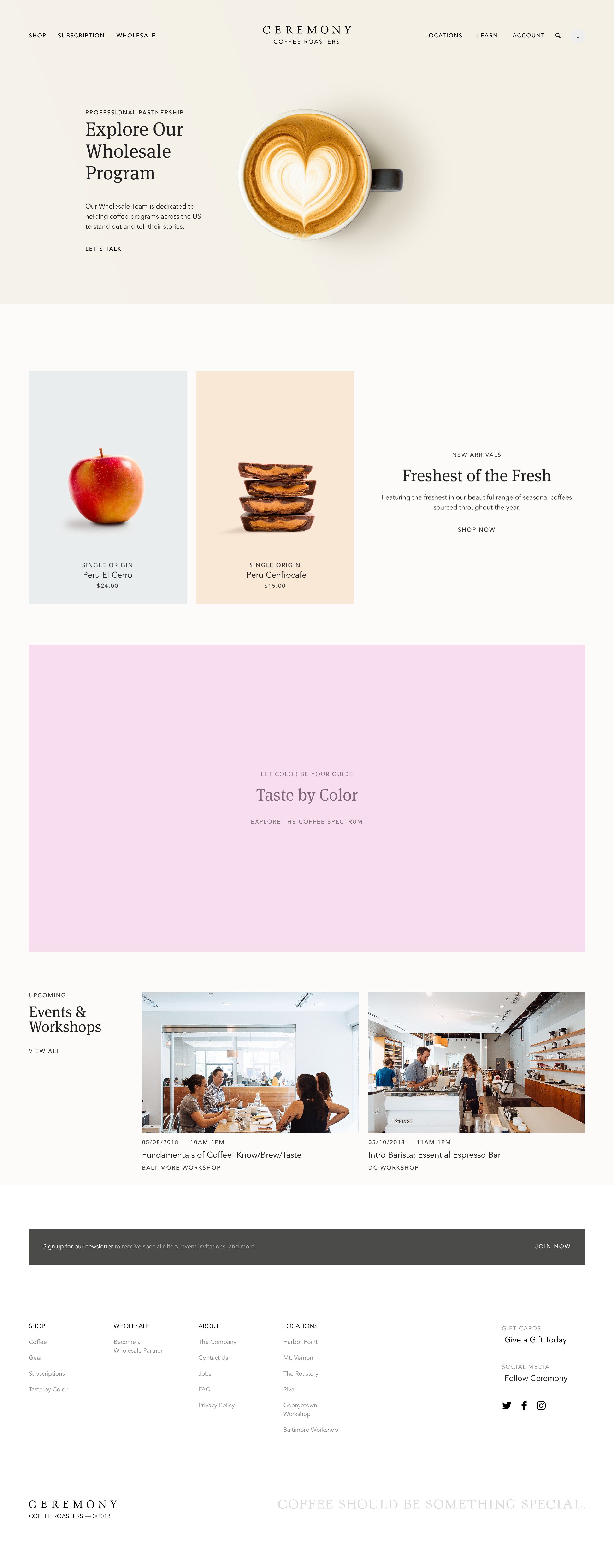 Ceremony Coffee Roasters